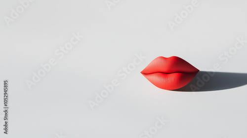 Red Lips Minimalist Still L...