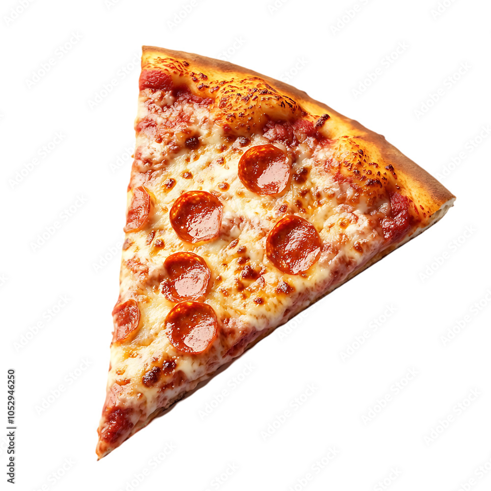 A single slice of pepperoni pizza with melted cheese and tomato sauce. (1) A single slice of pepperoni pizza with melted cheese and tomato sauce. (1)