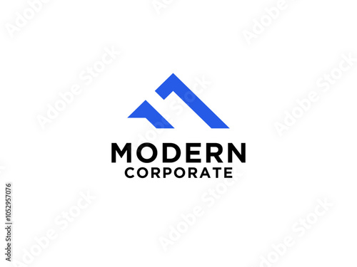 Free Download Geometric Striped Lines Initial Letter A Symbol isolated on White Background. - GFXLoad