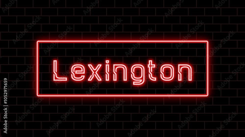 Lexington のネオン文字 Lexington のネオン文字