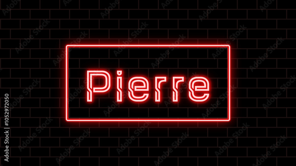 Pierre のネオン文字 Pierre のネオン文字