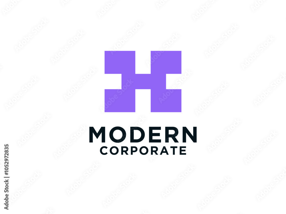 Initial Letter H logo. Geometric Shape Origami Style with Arrow isolated on White Background. Usable for Business and Branding Logos. Initial Letter H logo. Geometric Shape Origami Style with Arrow isolated on White Background. Usable for Business and Branding Logos.