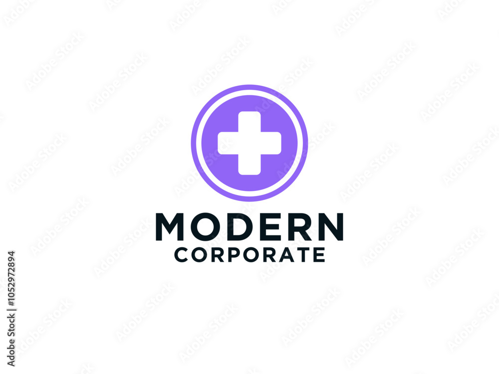 Medical Logo Healthcare Symbol. White Cross Sign Negative Space with Medicine Icon Linked with Circle Globe Origami Style. Medical Logo Healthcare Symbol. White Cross Sign Negative Space with Medicine Icon Linked with Circle Globe Origami Style.
