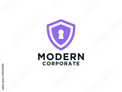 Free Download Shield with Keyhole inside. Security Logo Protection Symbol - GFXLoad