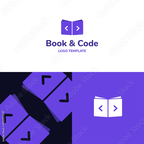 Logo Template Software Development Book Code Computer Coding