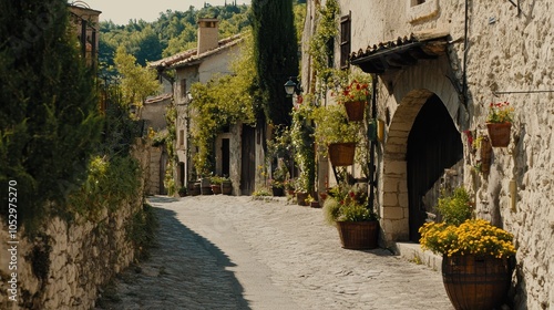 Charming Mediterranean Villa with Arched Doorway