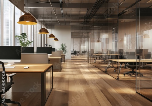 Wallpaper Mural office interior
 Torontodigital.ca