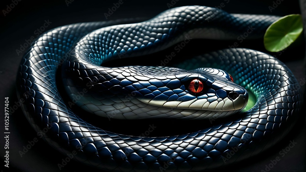 Fototapeta premium close up of a snake