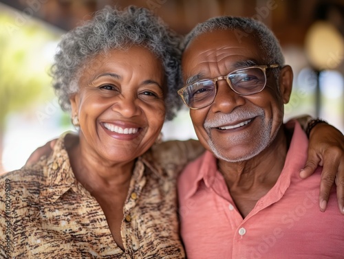 Smiling Senior Couple