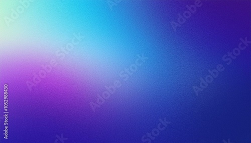 Abstract background, Blue purple and Blue violet gradient background with light leak and grainy texture.