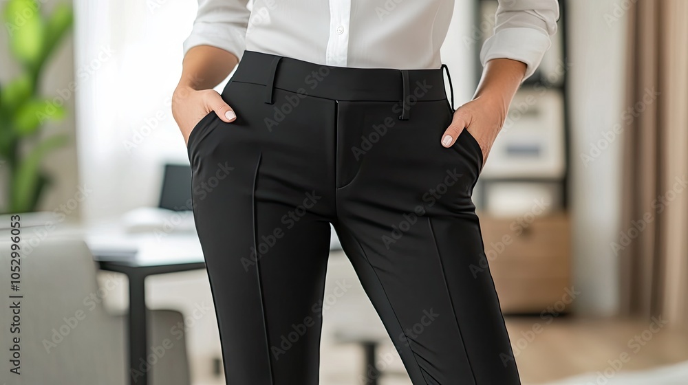 Stylish Black Pants for Professional Attire Stylish Black Pants for Professional Attire