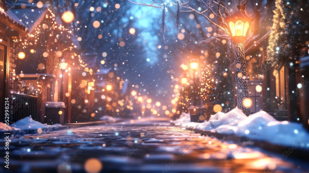 Cozy Nights with Bright Lights and Cheerful Elements Cozy Nights with Bright Lights and Cheerful Elements