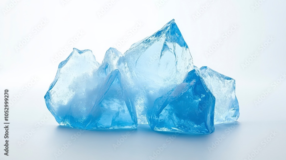 Majestic Icy Peaks: Frozen Grandeur in the Vast Expanse Majestic Icy Peaks: Frozen Grandeur in the Vast Expanse