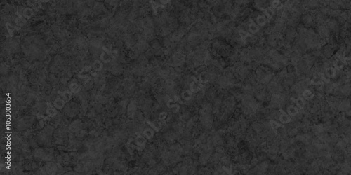Old wall stone for dark black distressed grunge blackboard, chalkboard rough concrete wall. Abstract black stone wall texture grunge rock. dark gray background backdrop. wide panoramic banner. 