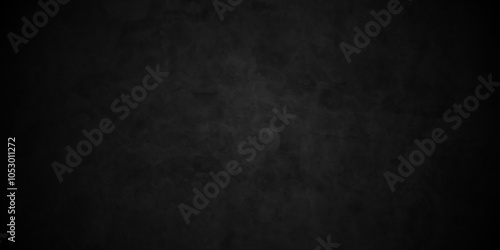 Abstract black stone wall texture grunge rock . dark gray background backdrop. wide panoramic banner. old wall stone for dark black distressed grunge blackboard, chalkboard rough concrete wall.