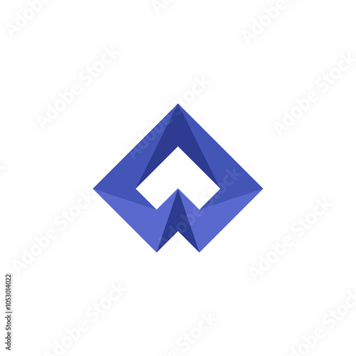 abstract letter a icon logo