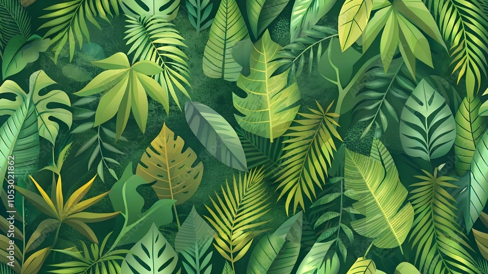 green leaves background green leaves background