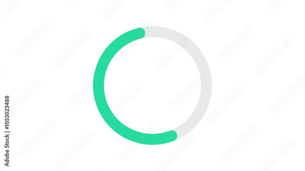 Circle loading icon animation. Circle loading bar icon, circle loading system transparent background 4K Circle loading icon animation. Circle loading bar icon, circle loading system transparent background 4K