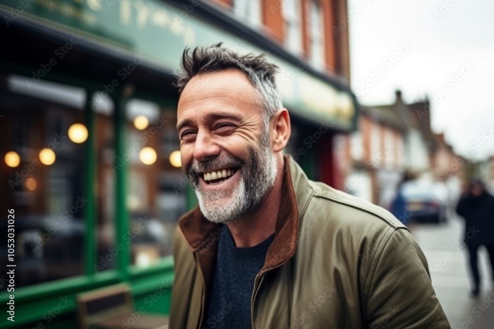 Portrait of a senior man smiling at the camera in a pub Portrait of a senior man smiling at the camera in a pub