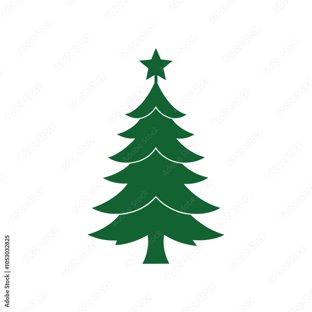Isolated Christmas Tree Vector on White Festive Evergreen Illustration for Holiday Decor, Nature, and Winter Celebration Isolated Christmas Tree Vector on White Festive Evergreen Illustration for Holiday Decor, Nature, and Winter Celebration