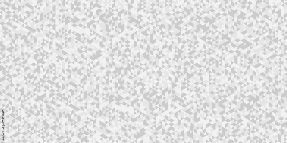 Fototapeta premium Vector geometric seamless gray, white cube square low polygon background. abstract surface creative diamond pattern corporate. white and gray polygon Mosaic triangle overlap texture background.