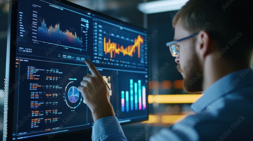 A data analyst explaining the correlation between customer behavior and sales growth A data analyst explaining the correlation between customer behavior and sales growth
