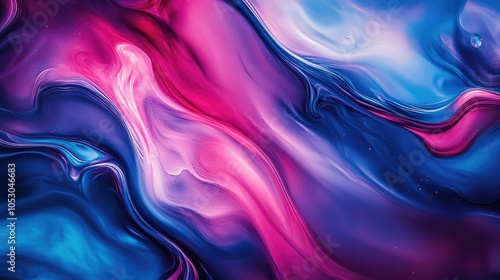 Liquid abstracts swirling in vibrant motion
