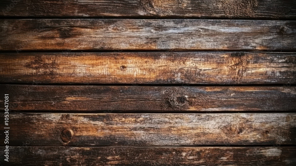 Fototapeta premium Rustic Wooden Planks Background with Textured Surface