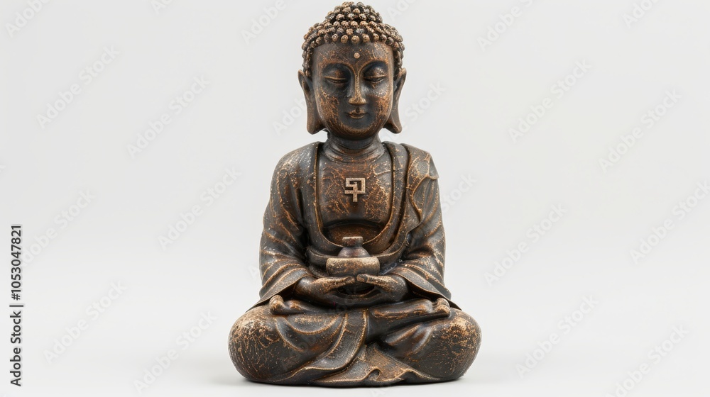 Fototapeta premium Bronze Buddha statue