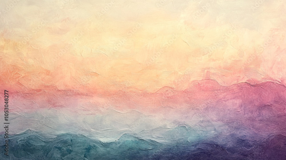 Fototapeta premium Soft gradient with textured pastel colors
