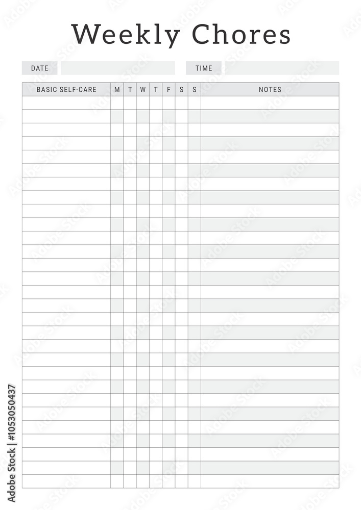 Weekly Chores Weekly Chores
