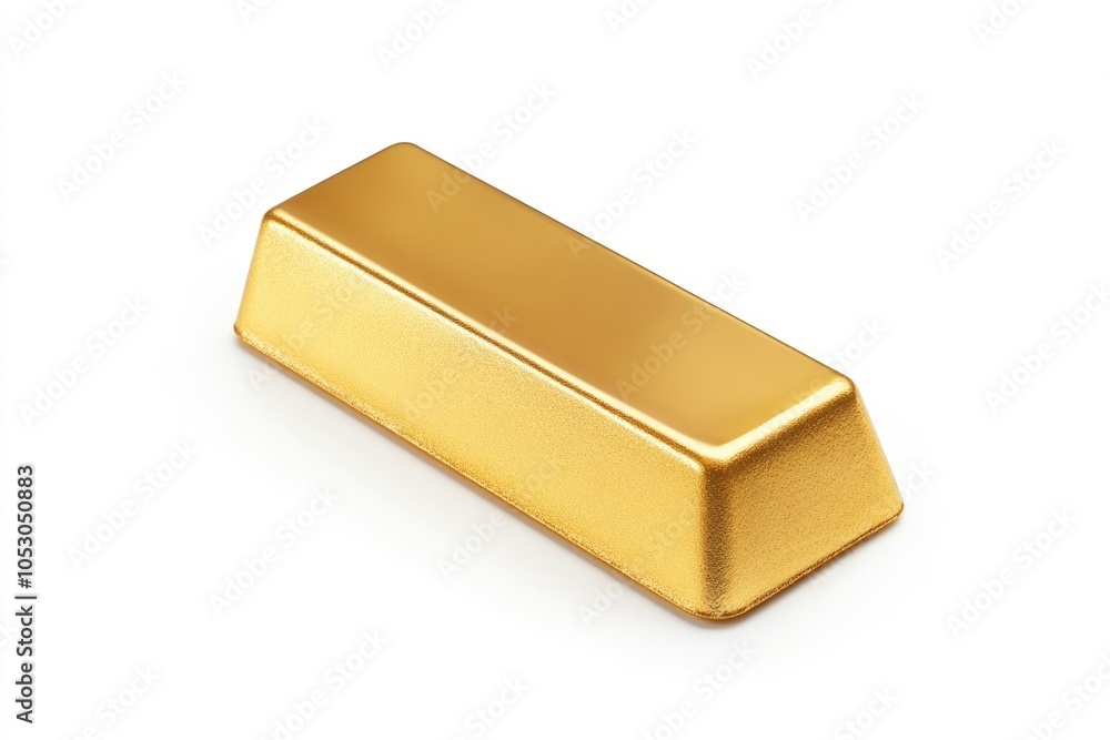 Gold bar isolated on white background for financial concept. Gold bar isolated on white background for financial concept.