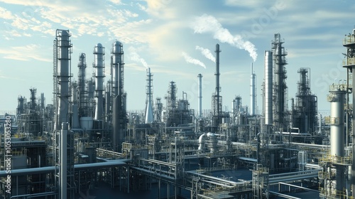 Wallpaper Mural The Industrial Landscape From Factories to Adva Torontodigital.ca