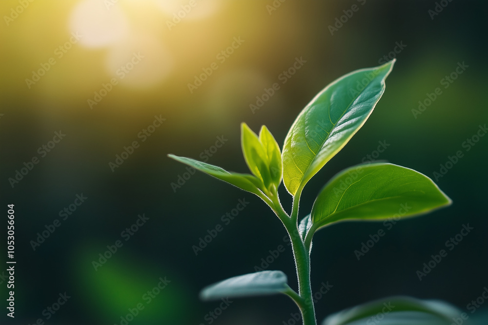 Close-up of young plant with fresh leaves
Close-up of young plant with fresh leaves