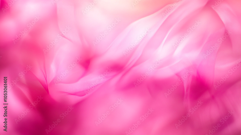 Obraz premium Abstract swirling pink texture with soft gradients and delicate layers in a calming composition
