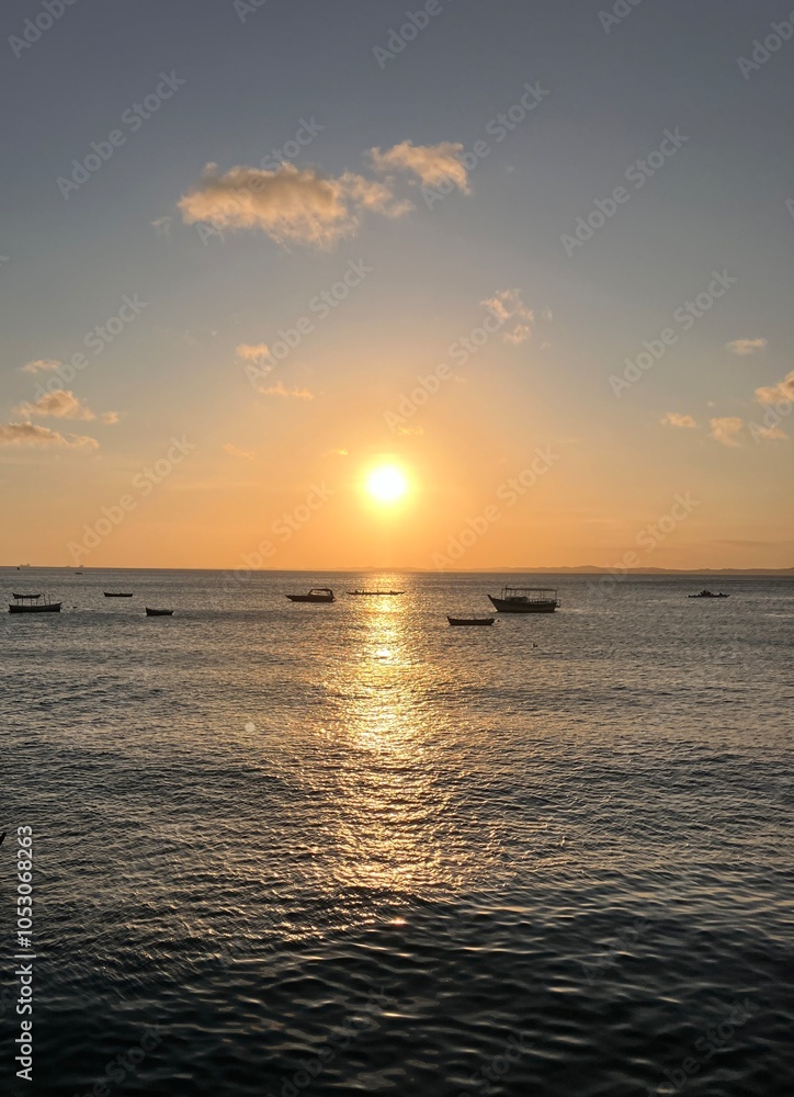 Fototapeta premium sunset over the sea