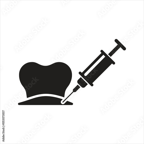 Anesthesia injection icon