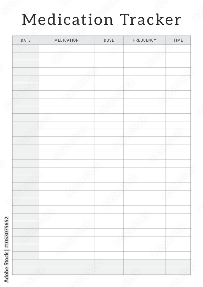 Medication Tracker Medication Tracker
