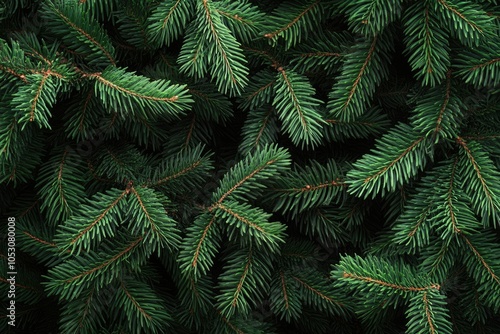 Christmas tree Background of Christmas tree branches. Christmas tree