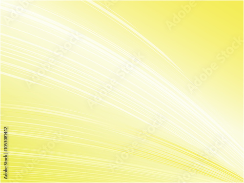 スピード感のある流線アブストラクト背景_黄色