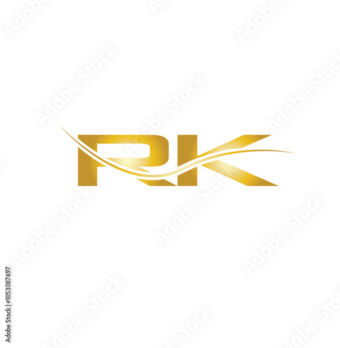 RK logo design. RK Modern creative unique elegant minimal. RK initial based letter icon logo.