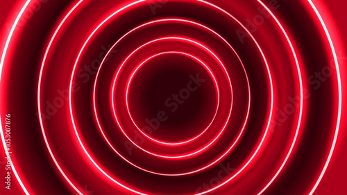 Circle light trail effect background. light trail futuristic background. futuristic background with circle neon light effect.