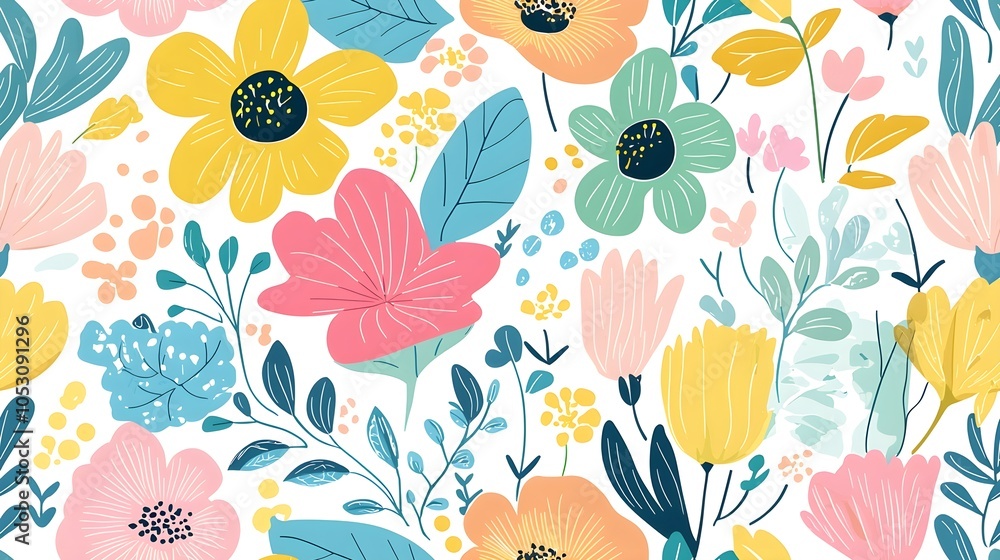 Floral Seamless Pattern Floral Seamless Pattern
