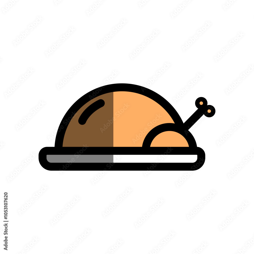 Fototapeta premium Flat Christmas icon design, easy to edit and change