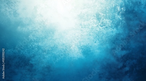 blue white , color gradient rough abstract background shine bright light and glow template empty space , grainy noise grungy texture