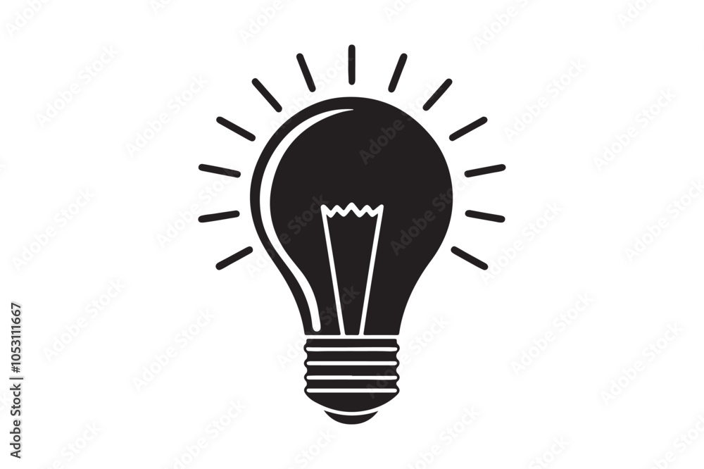 Light Bulb bundle silhouette vector illustration, Light Bulb bundle silhouette bundle Light Bulb bundle silhouette vector illustration, Light Bulb bundle silhouette bundle