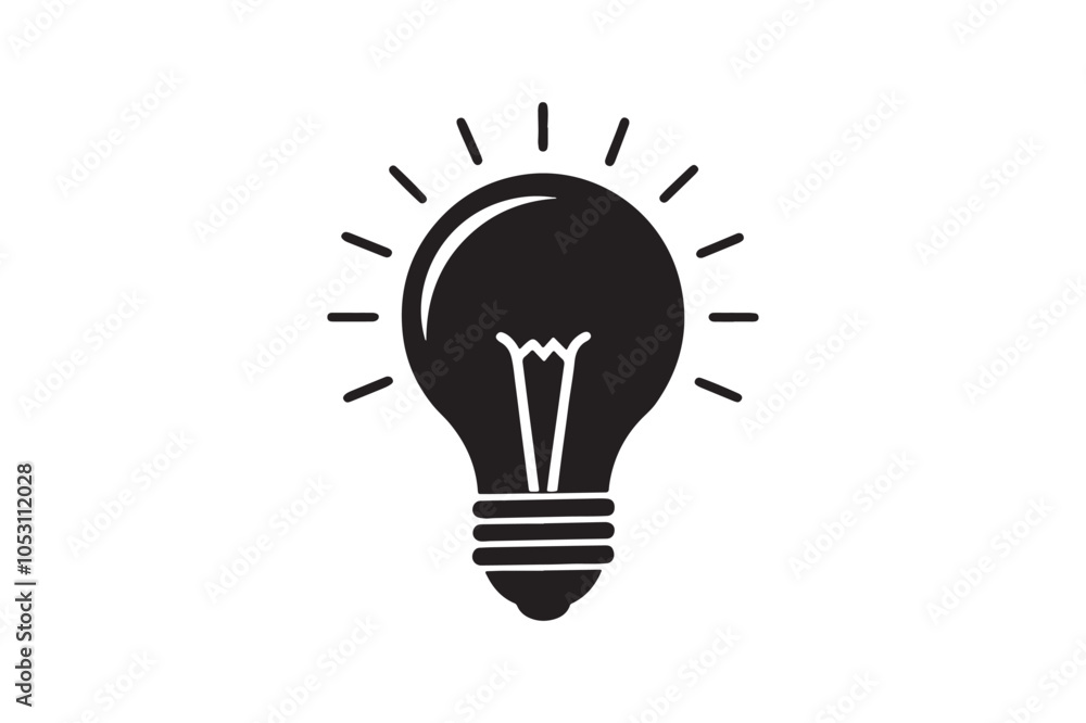 Light Bulb bundle silhouette vector illustration, Light Bulb bundle silhouette bundle Light Bulb bundle silhouette vector illustration, Light Bulb bundle silhouette bundle