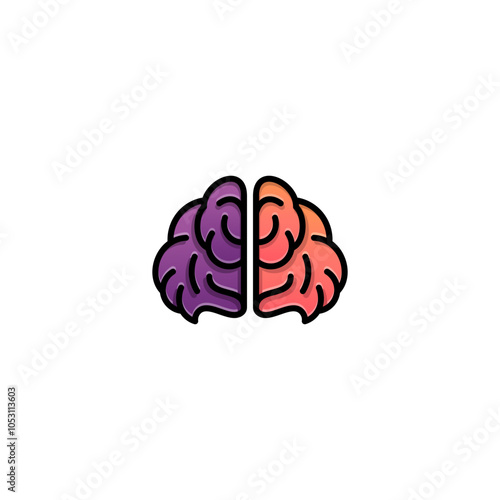 frontal lobe brain logo