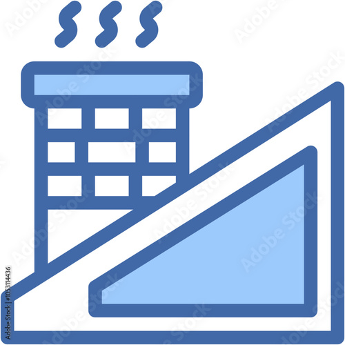 Vector Icon Chimney, Roof, Chimney Sweep, Miscellaneous, House