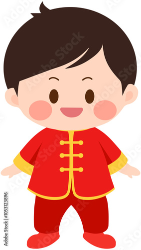 Chinese New Year Cute Kid